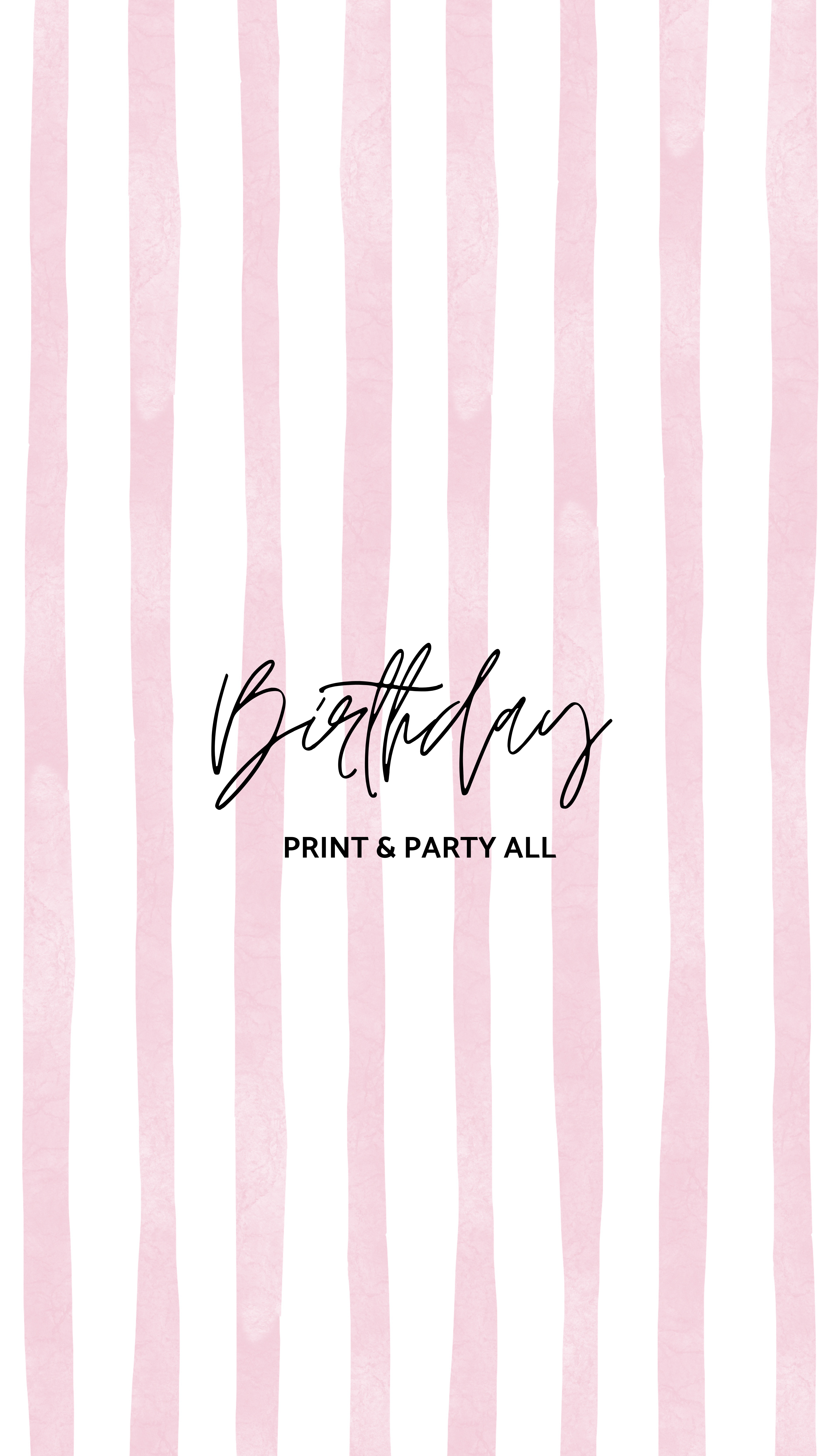 Birthday all | Print & Party