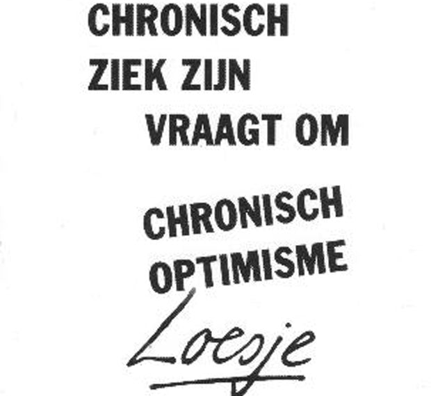 Het woord chronisch viel. En daarna progressief!