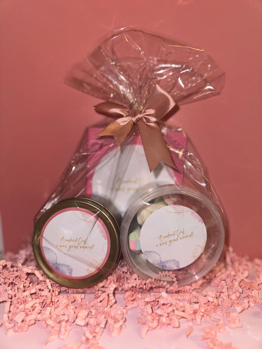 Giftset | Bedankt Juf u was goud waard