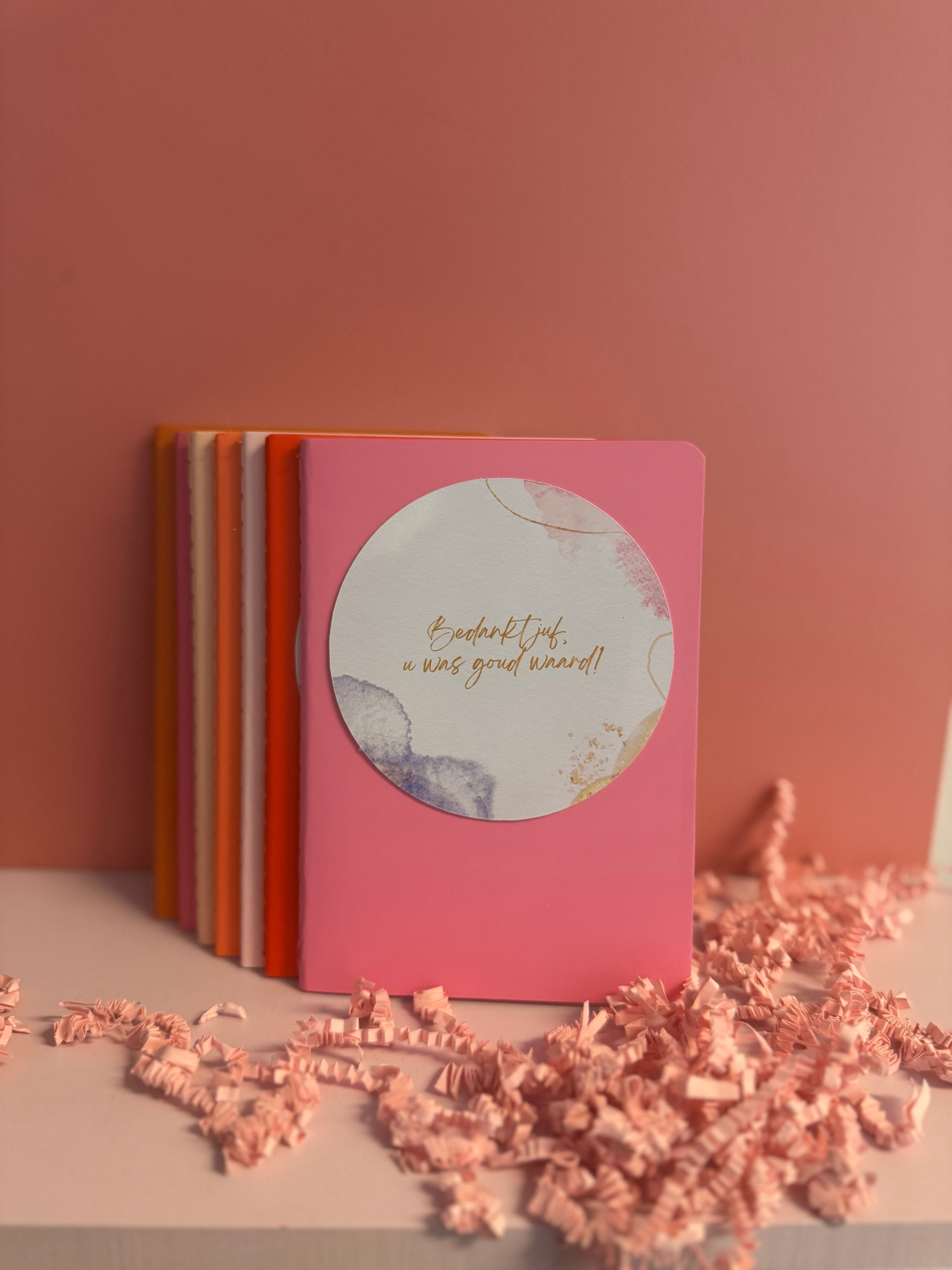 Giftset | Bedankt Juf u was goud waard