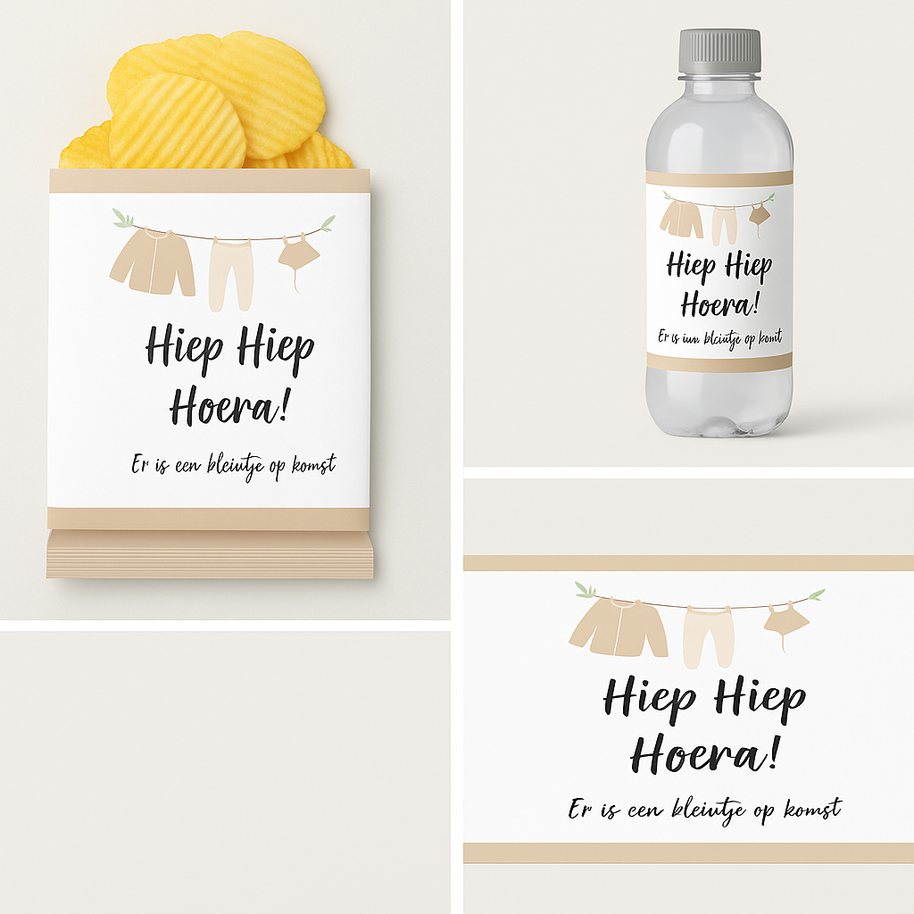 Bloom Print & Party PDF Birthday wikkel