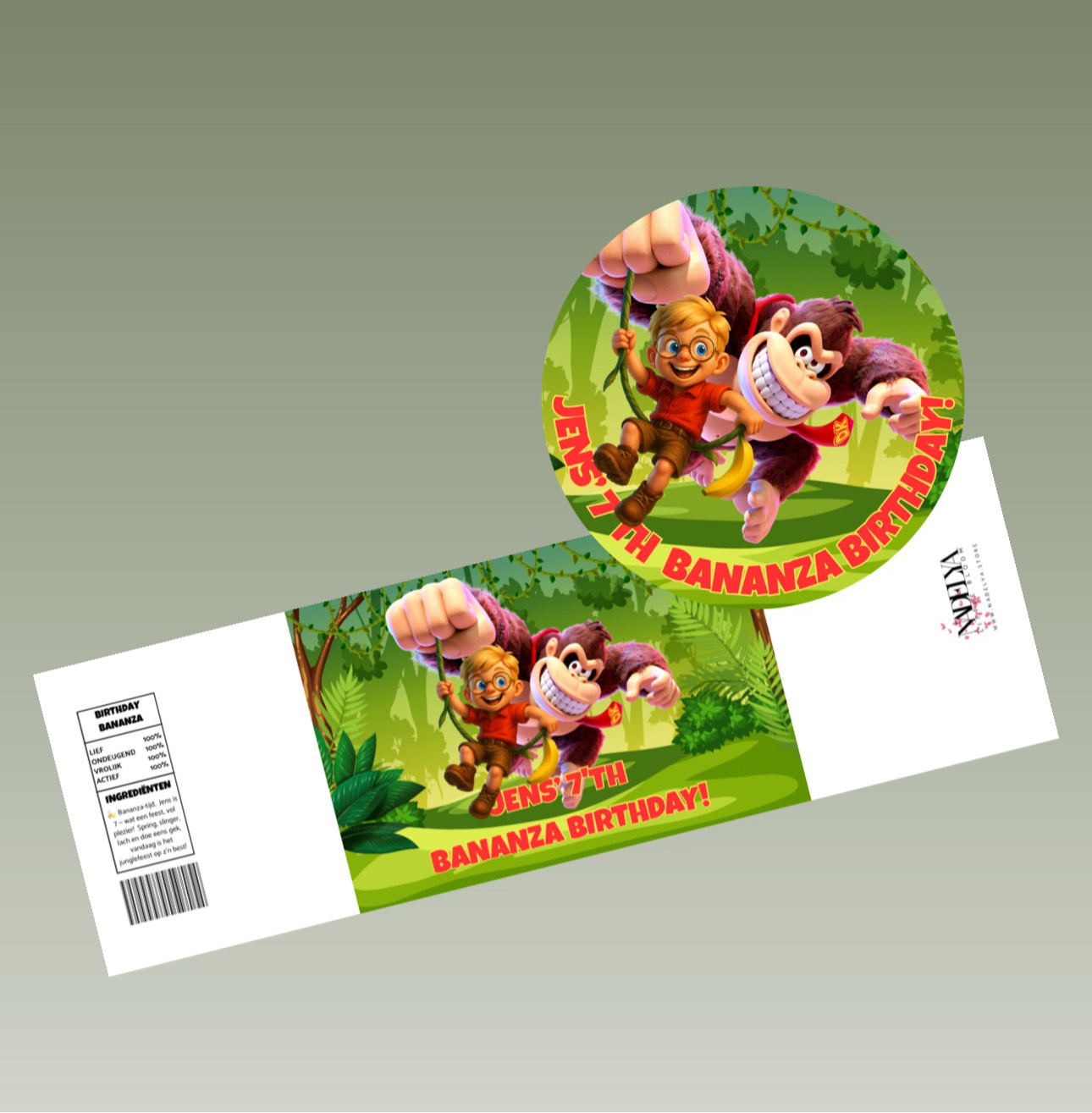 Bloom Pringles kids wikkelset – mini formaat (wikkel + dekselsticker)