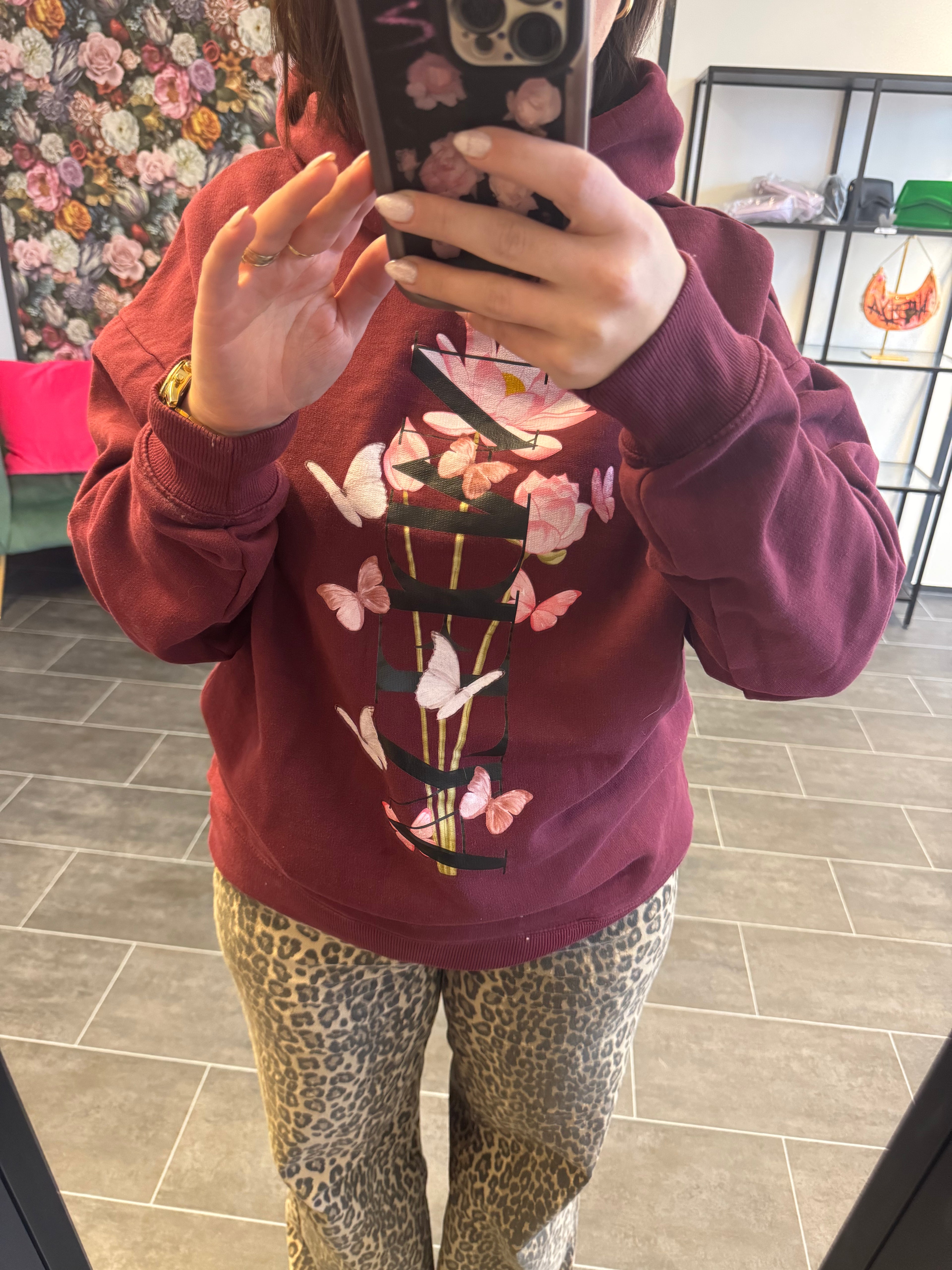 Dojisa Hoodie burgundy