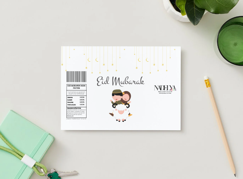 Jongen en Meisje, Eid bag wikkel | Print & Party