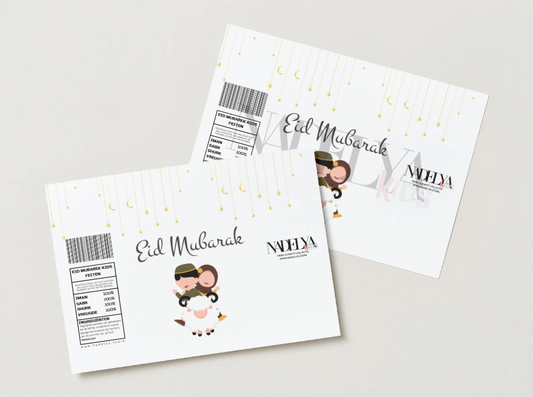 Jongen en Meisje, Eid bag wikkel | Print & Party