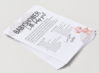 Babyshower spellen Little baby boy bear | Print & Party