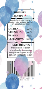 Balonnen birthday wikkel Print & Party PDF | GRATIS