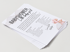 Babyshower spellen Little baby boy bear | Print & Party