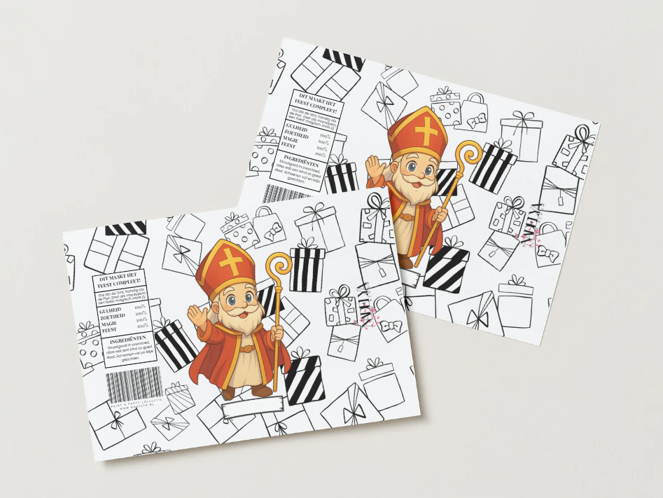 Sinterklaas wikkel bundel | Print & Party